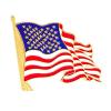 American Flag Die Struck Patriotic Lapel Pin