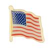 Etched American Flag Lapel Pins