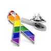 Rainbow Pride Awareness Ribbon Lapel Pin