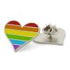 Rainbow Heart Pride Lapel Pin