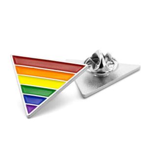 Rainbow Triangle Pride Lapel Pin