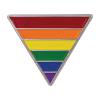 Rainbow Triangle Pride Lapel Pin