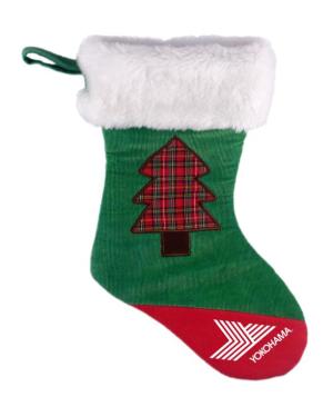 Green Christmas Corduroy Stocking