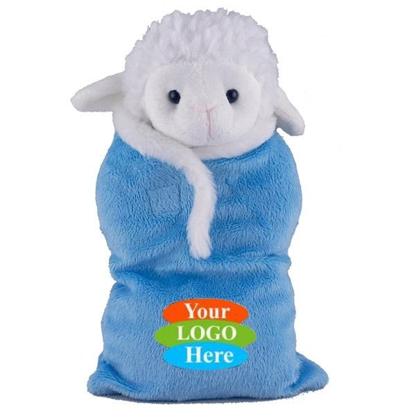 Soft Plush Sheep in Baby Sleep Bag Stuffed Animal 8"