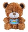 Soft Plush Mocha Qbear With Tank Top 6"