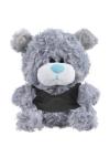 Soft Plush Gray Qbear With Tank Top 6"