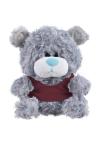 Soft Plush Gray Qbear With Tank Top 6"