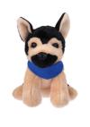 Soft Plush German Shepherd With Bandana 8"