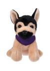 Soft Plush German Shepherd With Bandana 8"