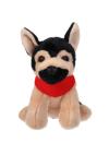 Soft Plush German Shepherd With Bandana 8"