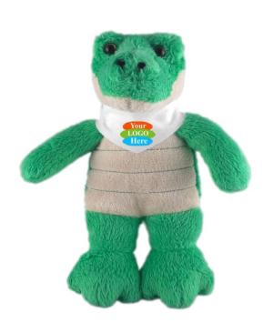 Soft Plush Stuffed Alligator With Bandana 12"
