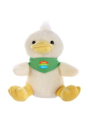 Soft Plush Duck With Bandana 8"
