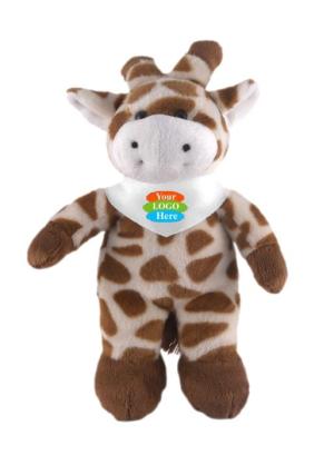 Soft Plush Stuffed Giraffe With Bandana 12"