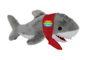 Soft Plush Shark With Bandana 12"