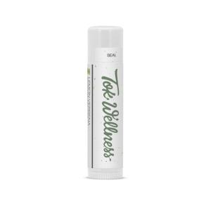 Lemon Verbena Natural Lip Balm in White Tube