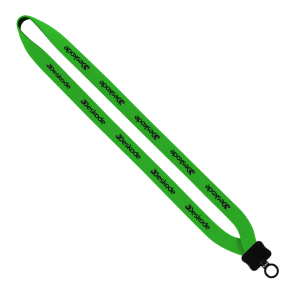 3/4" Neoprene Lanyard with Plastic Clamshell & O-Ring