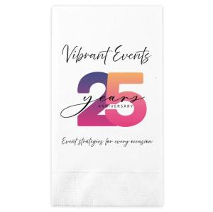 Full Color Guest Towels with Coin Edges