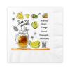Full Color Luncheon Napkins with Coin Edges Embossed