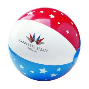 24 inch Patriotic Stars Beachballs