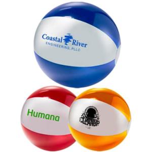 16 inch Translucent Two Tone Beachballs