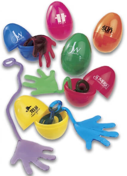 Sticky Hand in Easter Eggs