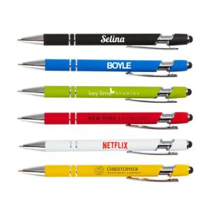 Aluminum Rubberized Stylus Pen