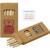 Six Color Wooden Pencil Set in Box