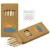 Six Color Wooden Pencil Set in Box