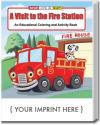 A Visit to the Fire Station Coloring &amp; Activity Book
