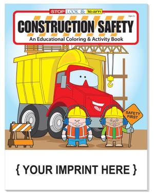 Construction Safety Coloring Book