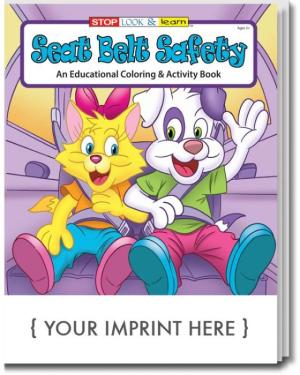 Seat Belt Safety Coloring &amp; Activity Book