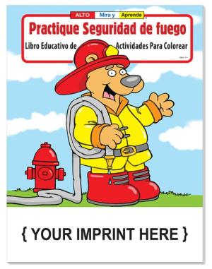 Practice Fire Safety (Spanish) Coloring &amp; Activity Book