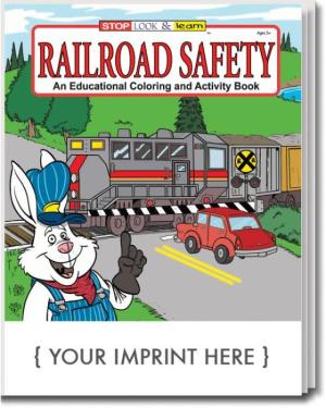Railroad Safety Coloring &amp; Activity Book