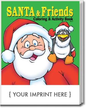 Santa and Friends Coloring Book