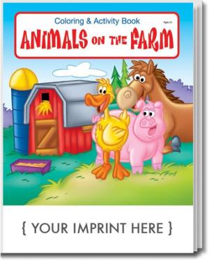 Animals on the Farm Coloring &amp; Activity Book