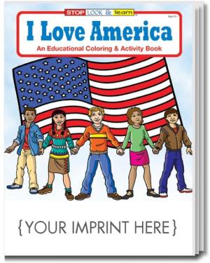 I Love America Coloring &amp; Activity Book