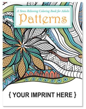 Patterns, Stress Relieving Coloring Book for Adults