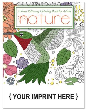 Nature Stress Relieving Coloring Book for Adults