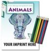 Animals Stress Relieving Coloring Book for Adults Relax Pack