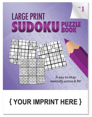 LARGE PRINT Sudoku Puzzle Book - Volume 1