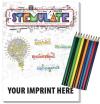 STEMulate - Adult Coloring and Large Print Puzzle Book Combo Puzzle Pack