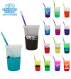 Mood 22 oz Stadium Cup/Straw/Lid Set