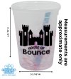 Mood 12 oz. Rainbow Confetti Cup/Straw/Lid Set