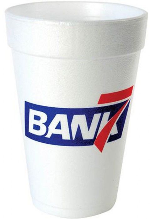 24oz Foam Cups Customized, Imprinted Logo