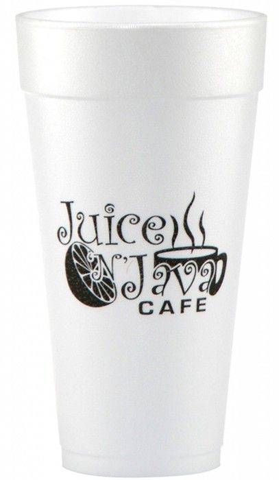 24oz Foam Cups Customized, Imprinted Logo