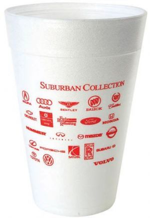 100 Custom 16 oz. Styrofoam Cups