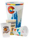 20oz Plastic Frosted Cups