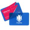 Translucent Vinyl Single Panel Business Card Cases