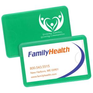 Translucent Vinyl Side Opening Card Holders