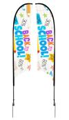 15 Ft Concave Feather Flags